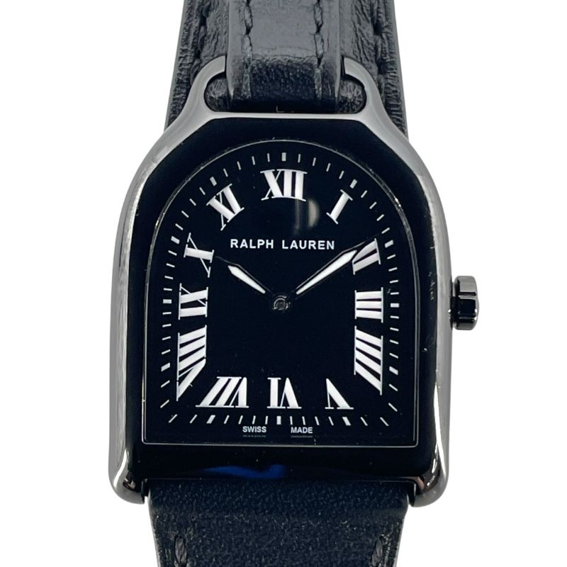 RALPH LAUREN Stirrups Small Black SS Quartz Ladies Watch