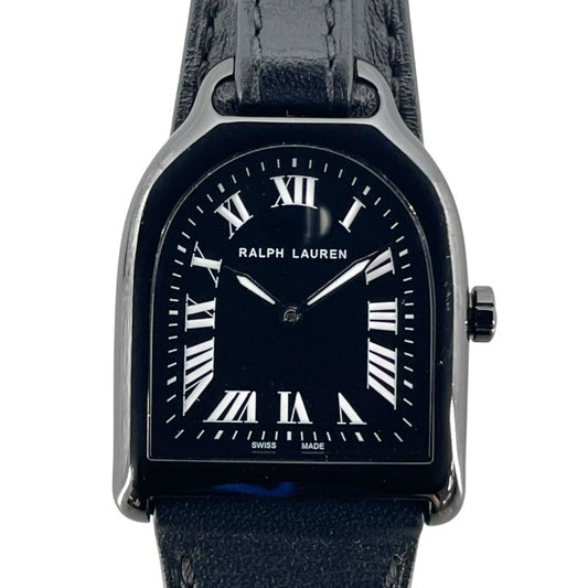 RALPH LAUREN Stirrups Small Black SS Quartz Ladies Watch