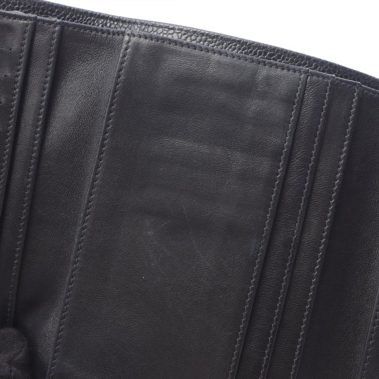 CHANEL Coco Mark Black Leather Tri-Fold Wallet - Exquisite Craftsmanship