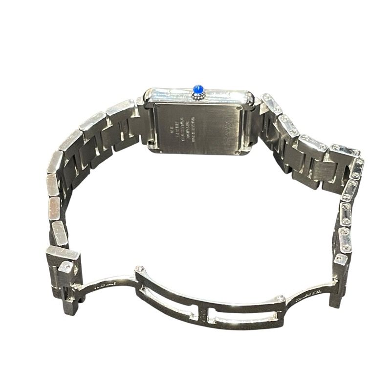 Cartier Tank Solo SM W5200013 White SS Quartz Ladies Watch