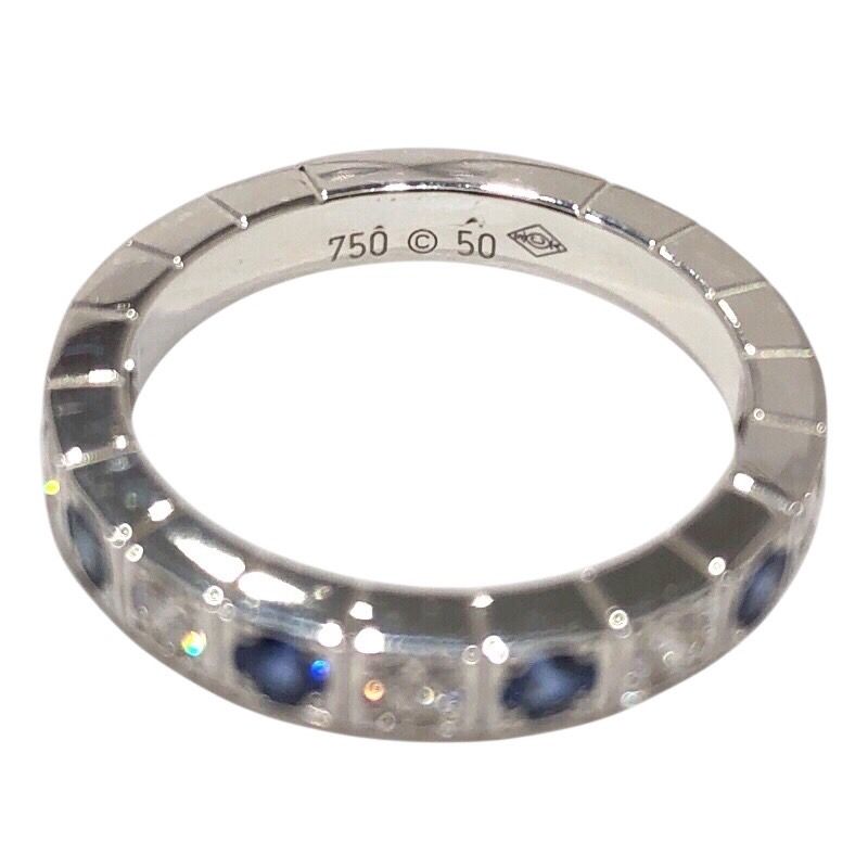 Cartier 750WG Diamond Laniere Ring - Exquisite White Gold Elegance