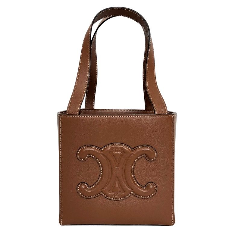 CELINE Cube Bag 199203 Tan with Gold Hardware - Exquisite Craftsmanship