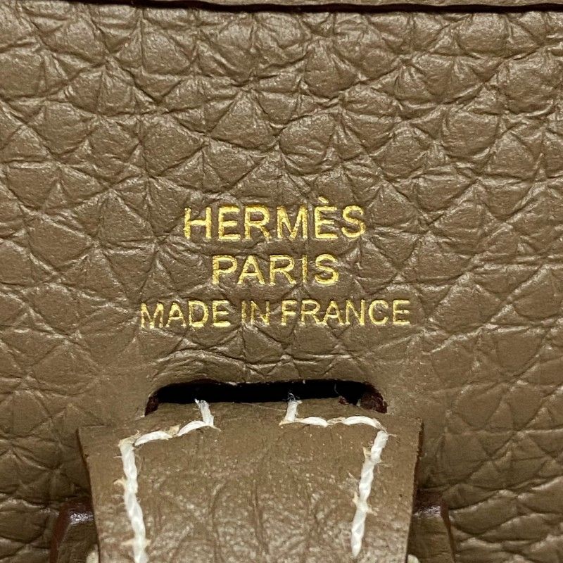 HERMES Evelyne TPM in Etoupe with Gold Hardware - Exquisite Craftsmanship