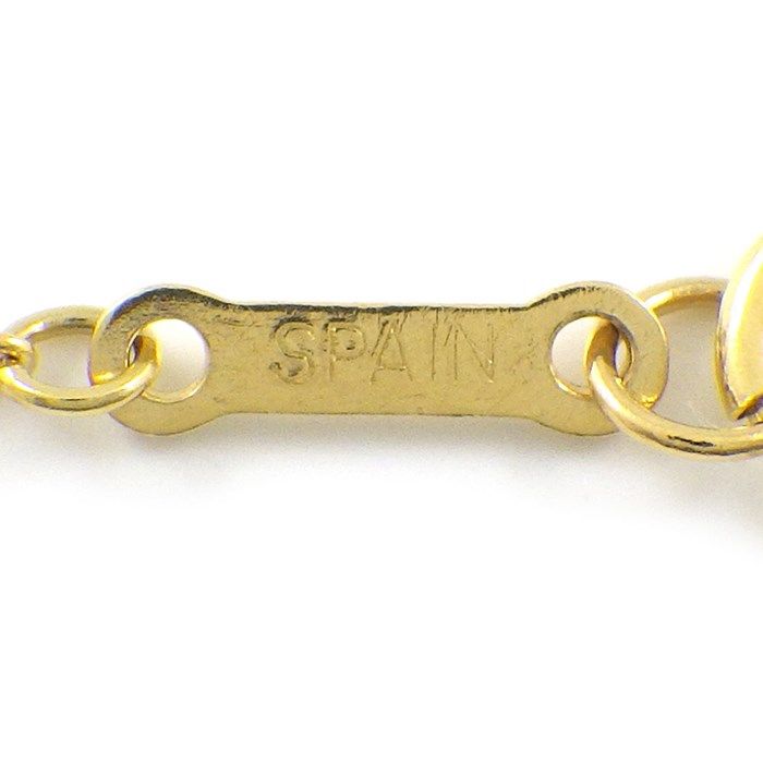 Tiffany & Co. Open Teardrop Necklace in K18 Yellow Gold