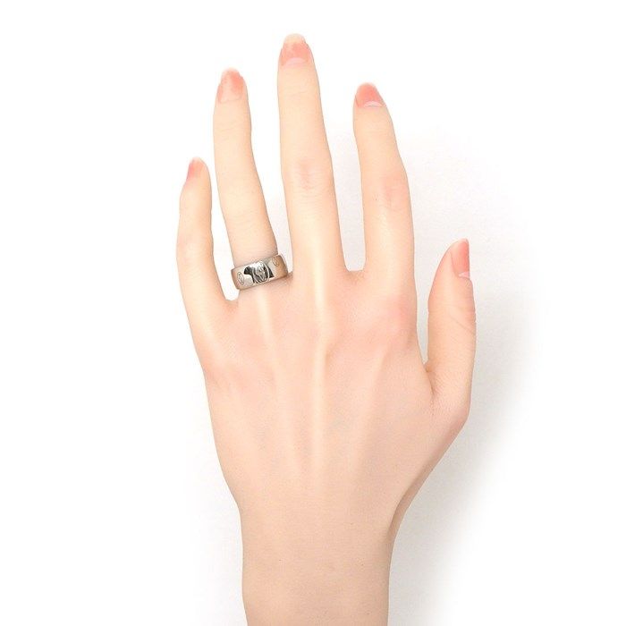 Cartier Happy Birthday Ring in K18 White Gold - Size 10