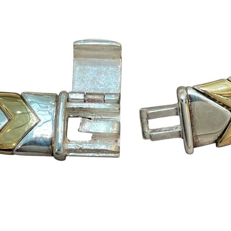 Tiffany & Co. 750YG/SV925 Combination Choker Necklace