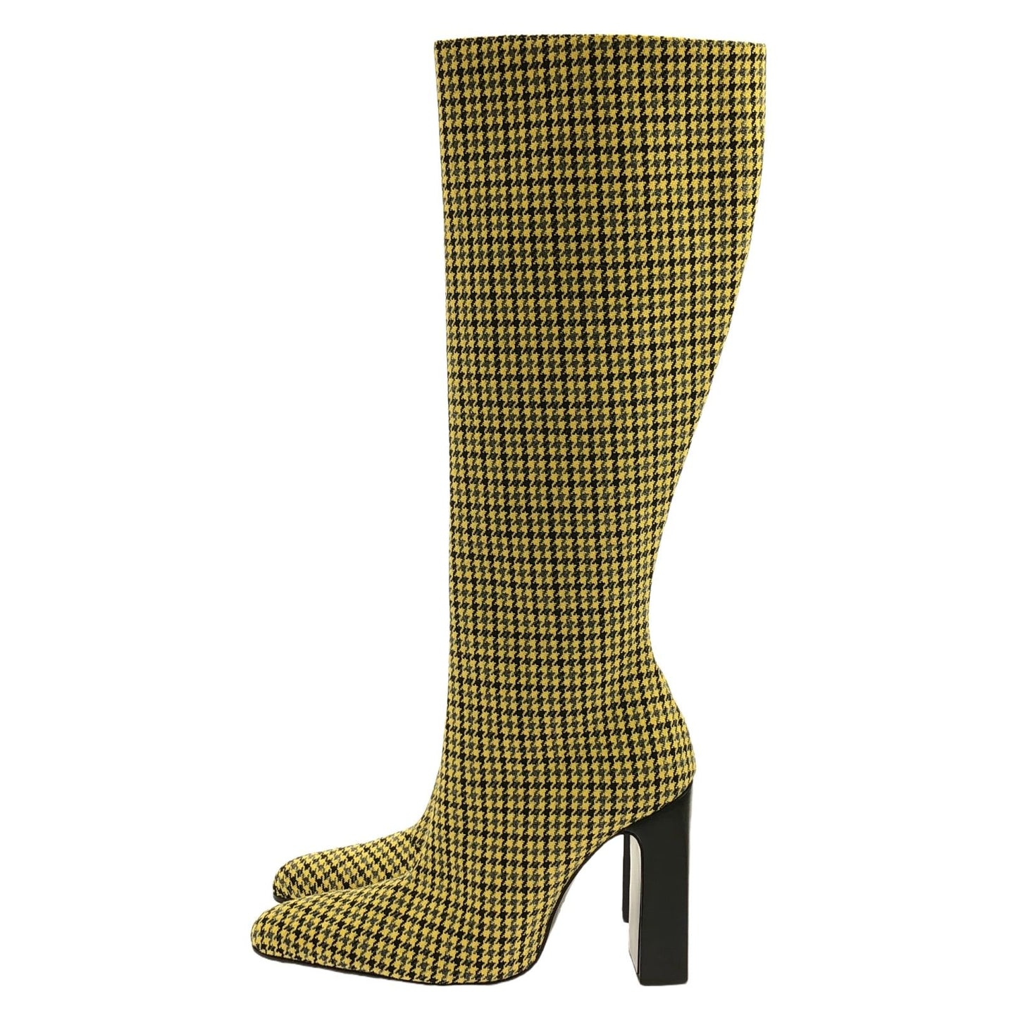 BALENCIAGA Yellow Long Boots - Unworn Luxury Footwear