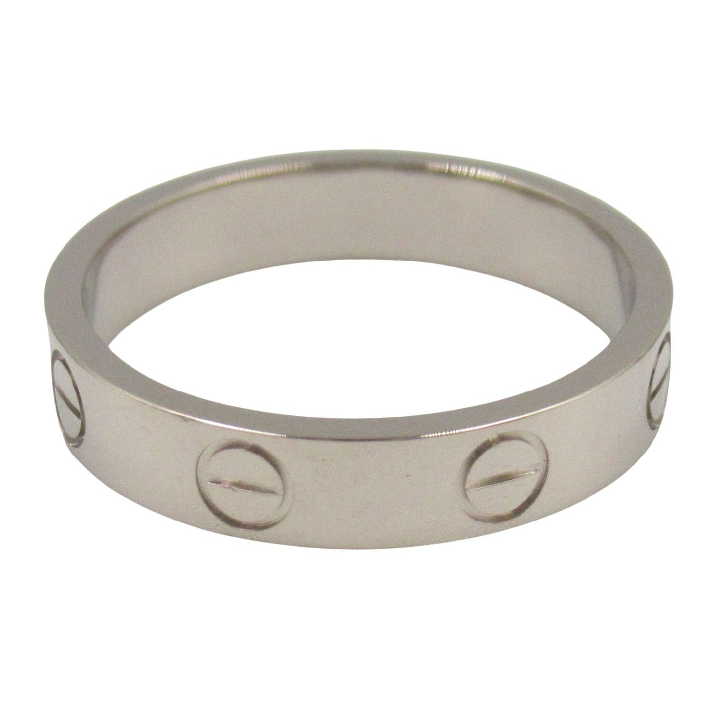 Cartier Love Ring in K18 White Gold - Timeless Elegance