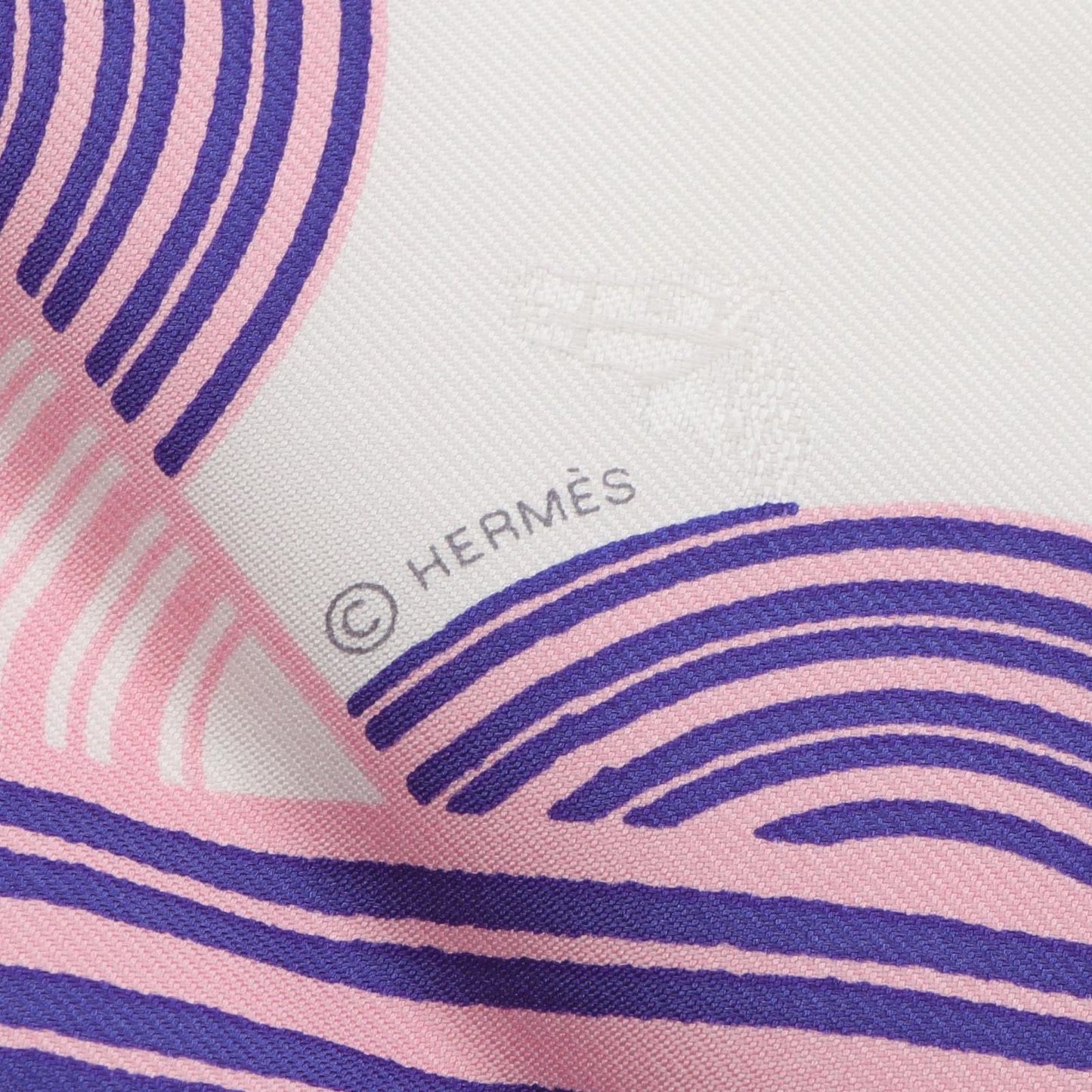 HERMES Triangle 70 GARDE ROBE POP Silk Scarf - Pristine Condition