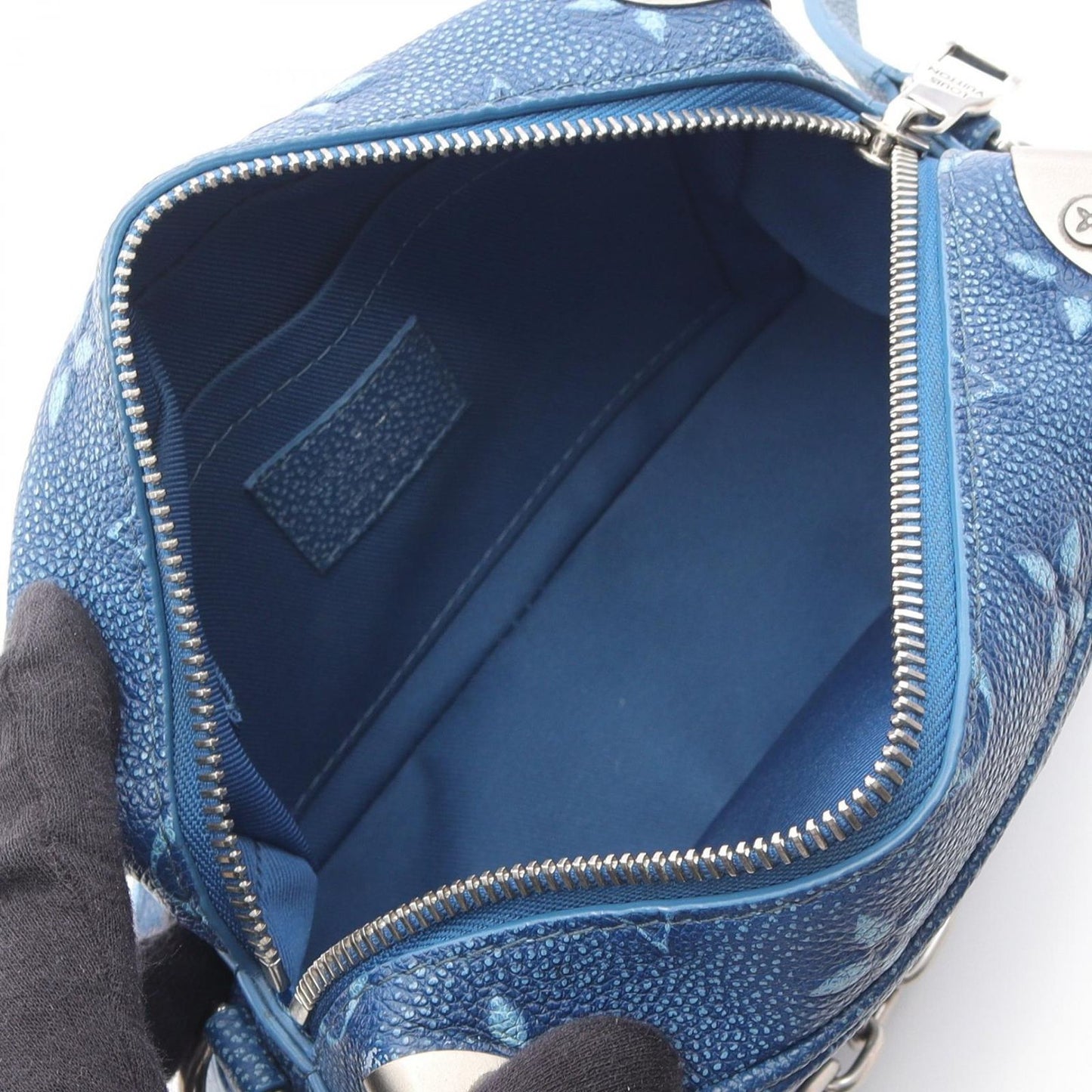 Louis Vuitton Mini Soft Trunk Monogram Shoulder Bag - Denim Blue