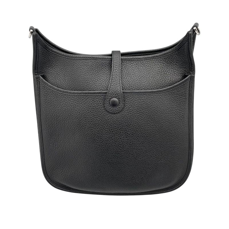 HERMES Evelyne 3PM Black Togo Leather Shoulder Bag - C Stamp