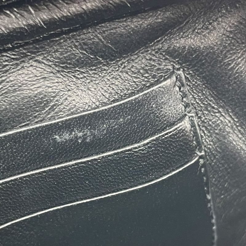 SAINT LAURENT Rive Gauche Roomy Shoulder Bag in White Grain Leather