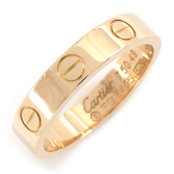 Cartier Love Ring Small Model K18PG - Timeless Elegance