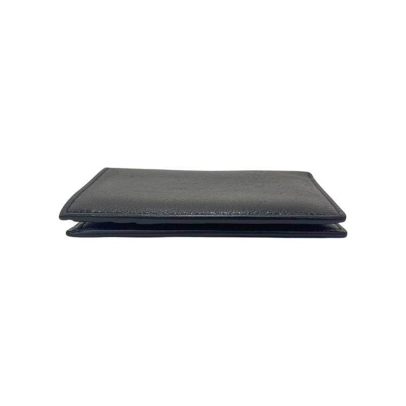 Saint Laurent Black Leather Card Case - Timeless Elegance
