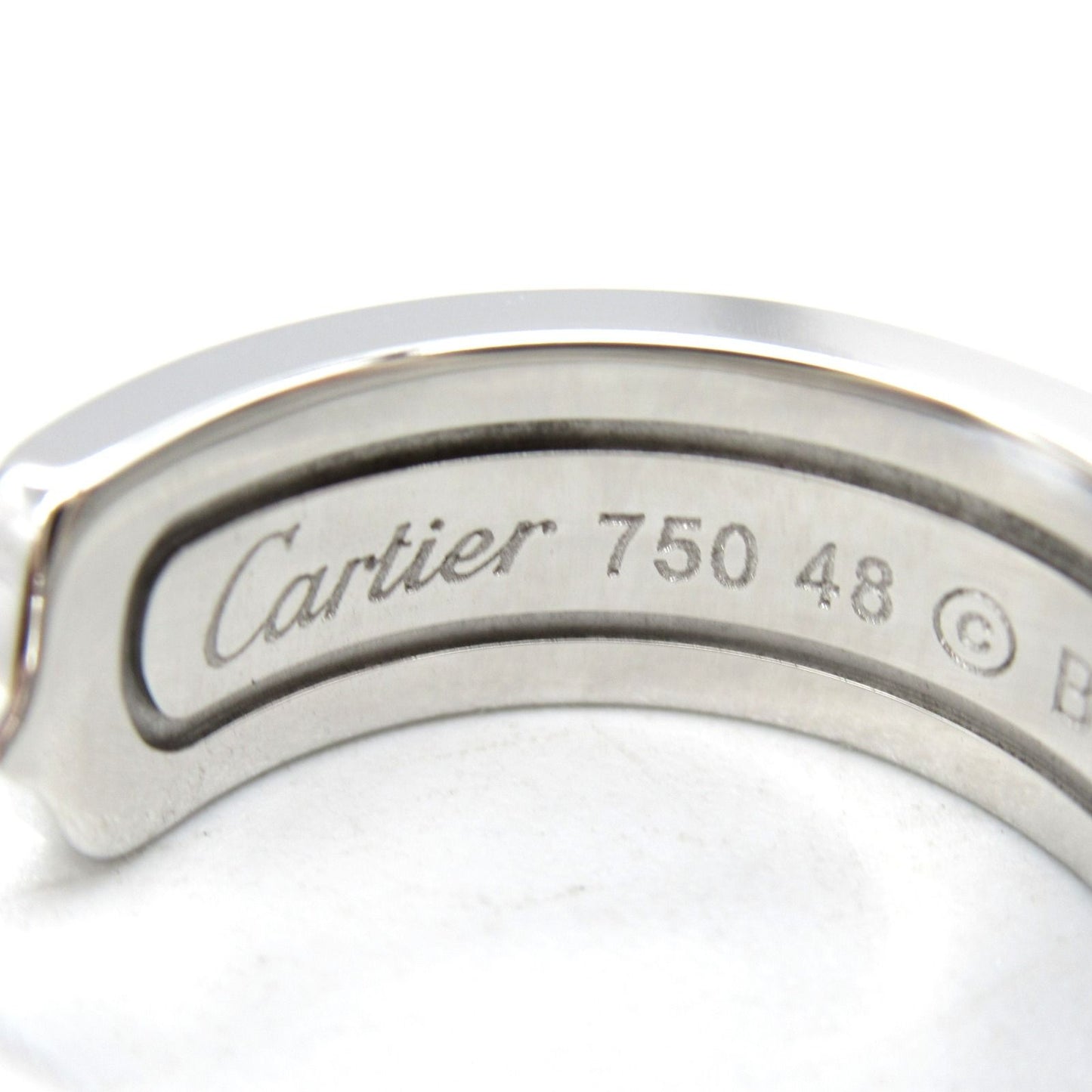 Cartier C2 Ring in 18K White Gold - Timeless Elegance