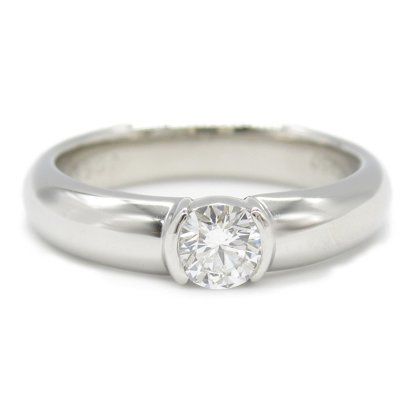 TIFFANY & CO Dot Diamond Ring in Platinum - Size 8.5
