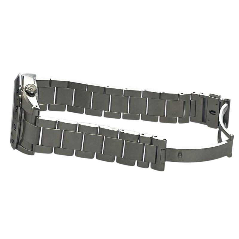 Seiko Grand Seiko SBGN027 9F Quartz GMT - Black Stainless Steel