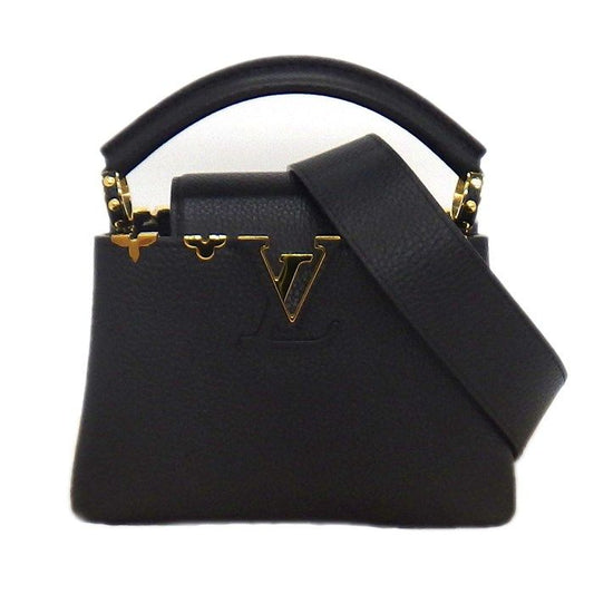 Louis Vuitton Capucines Mini Handbag in Noir - Exquisite Craftsmanship