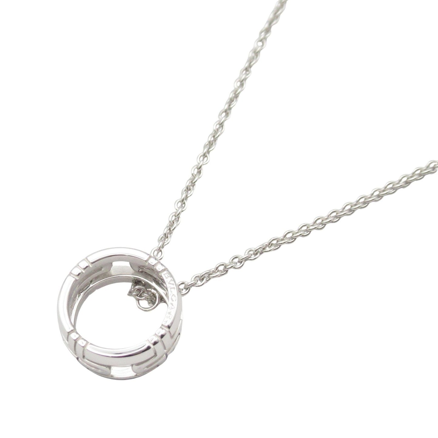 BVLGARI Parentesi Necklace in K18 White Gold - Timeless Elegance