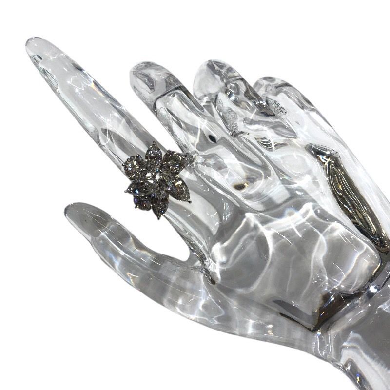 MIKIMOTO Platinum Diamond Ring - Exquisite Craftsmanship