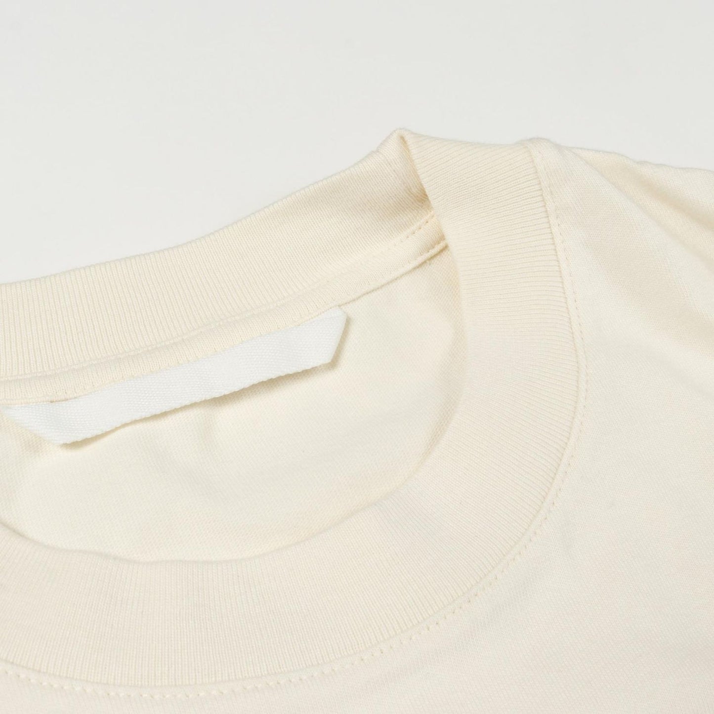 MONCLER Logo Cotton T-Shirt in Ivory - Exclusive Luxury Wear