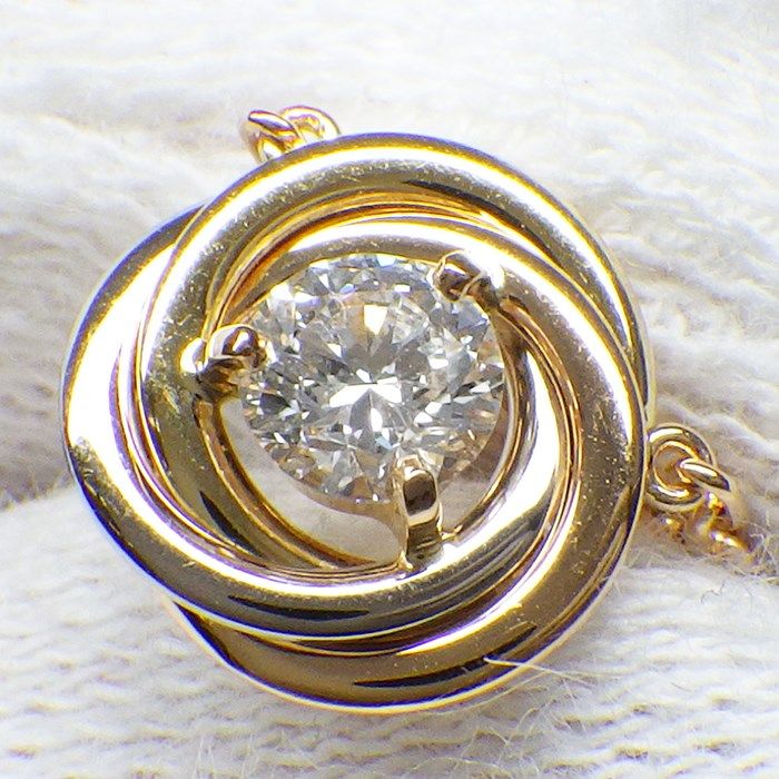 Cartier Trinity Necklace with Diamond - 18K Gold Tri-Color Elegance