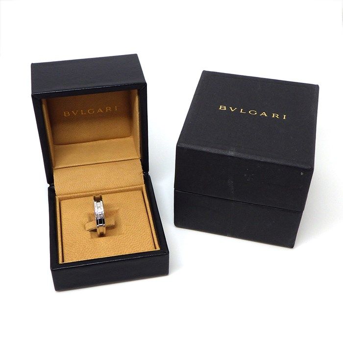 BVLGARI B.zero1 Ring in K18 White Gold - Size 11