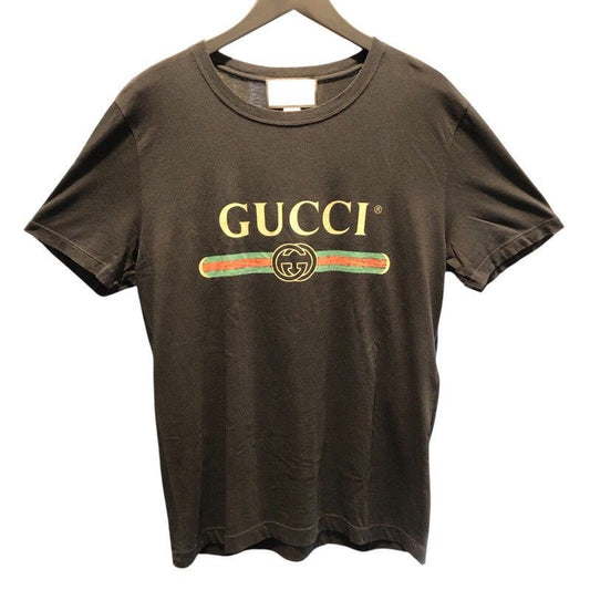 GUCCI Logo Print Cotton T-Shirt - Exclusive Men's Fashion