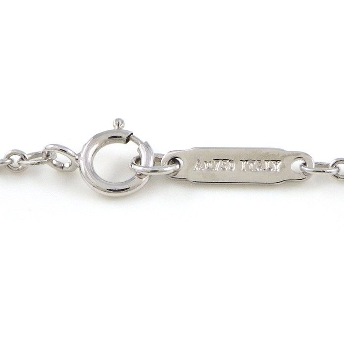 Tiffany & Co. K18WG Diamond Pave Tag Bracelet - Exquisite Craftsmanship