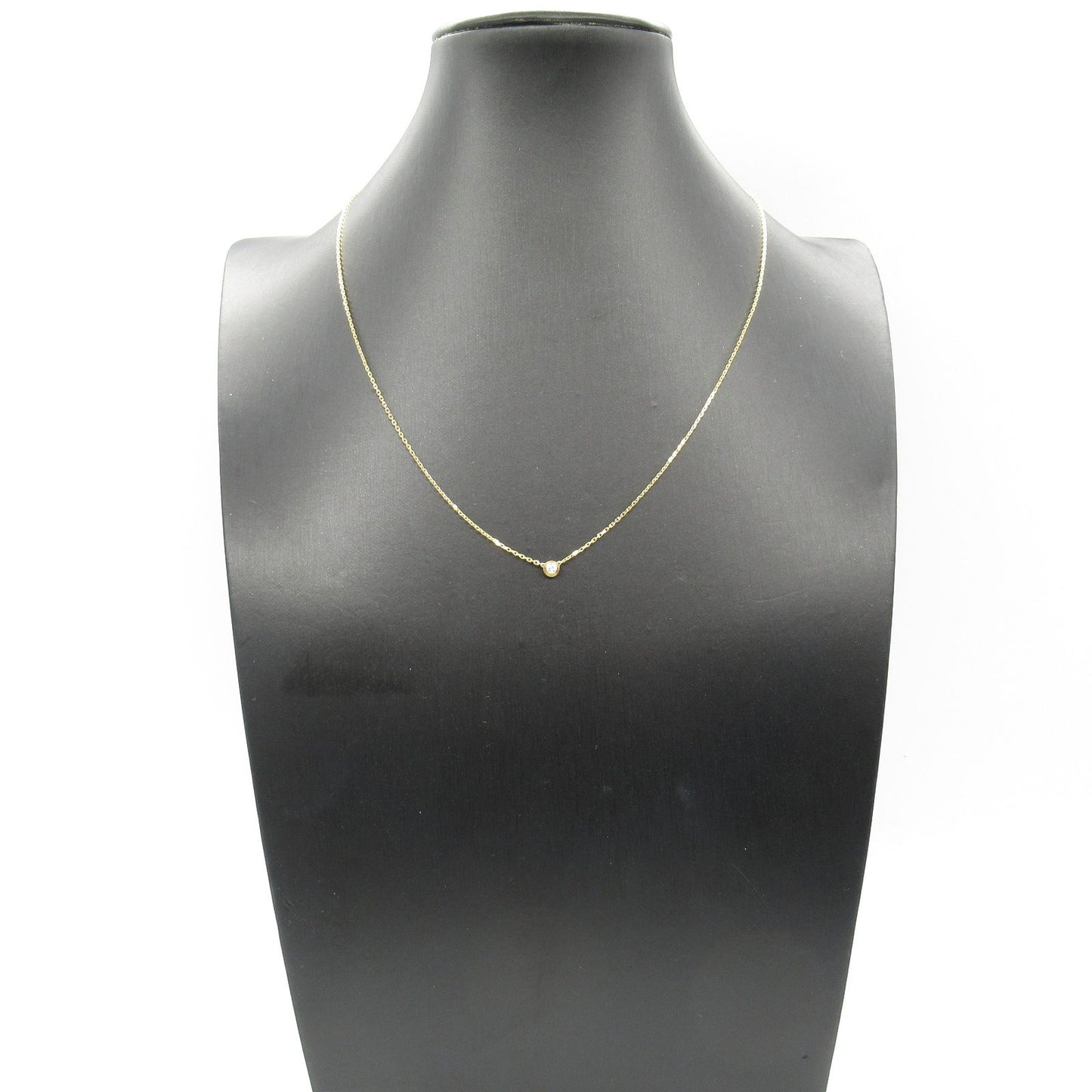 CARTIER Amour Necklace in 18K Yellow Gold with Diamonds