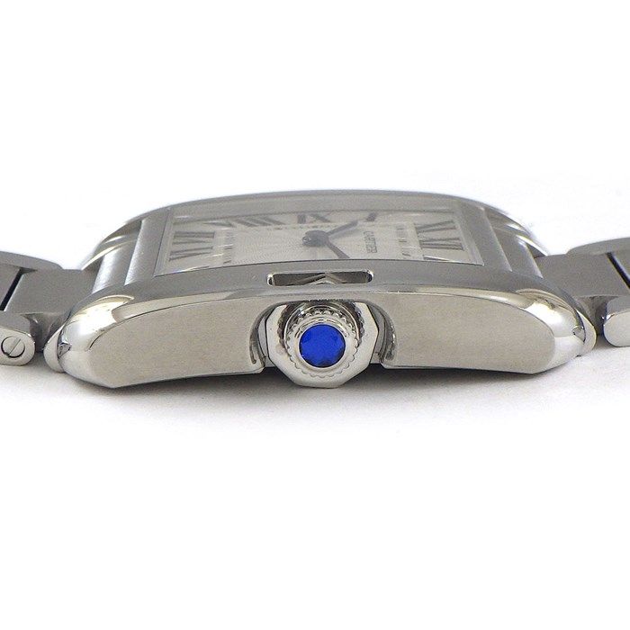 Cartier Tank Anglaise MM W5310044 - Exquisite Silver Dial Timepiece