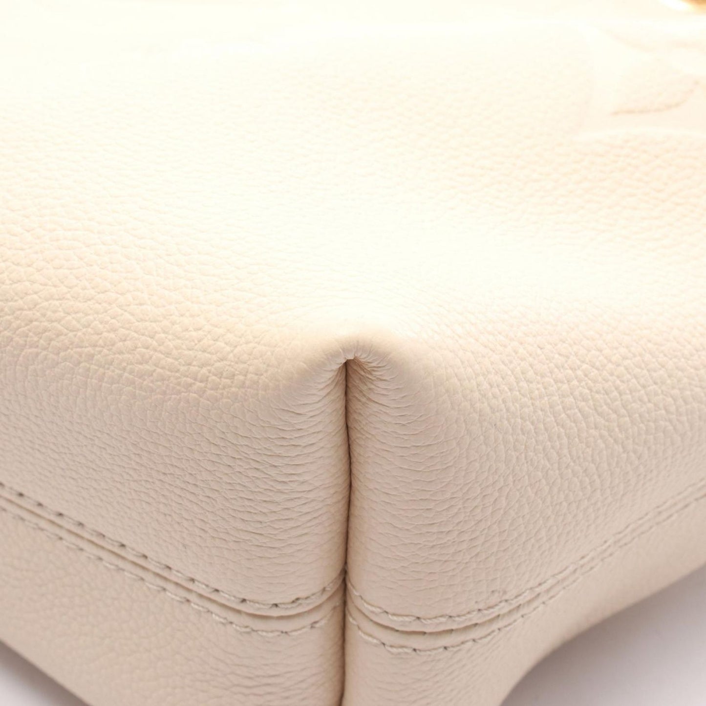 Louis Vuitton LV Bundle Handbag in Cream Monogram Leather