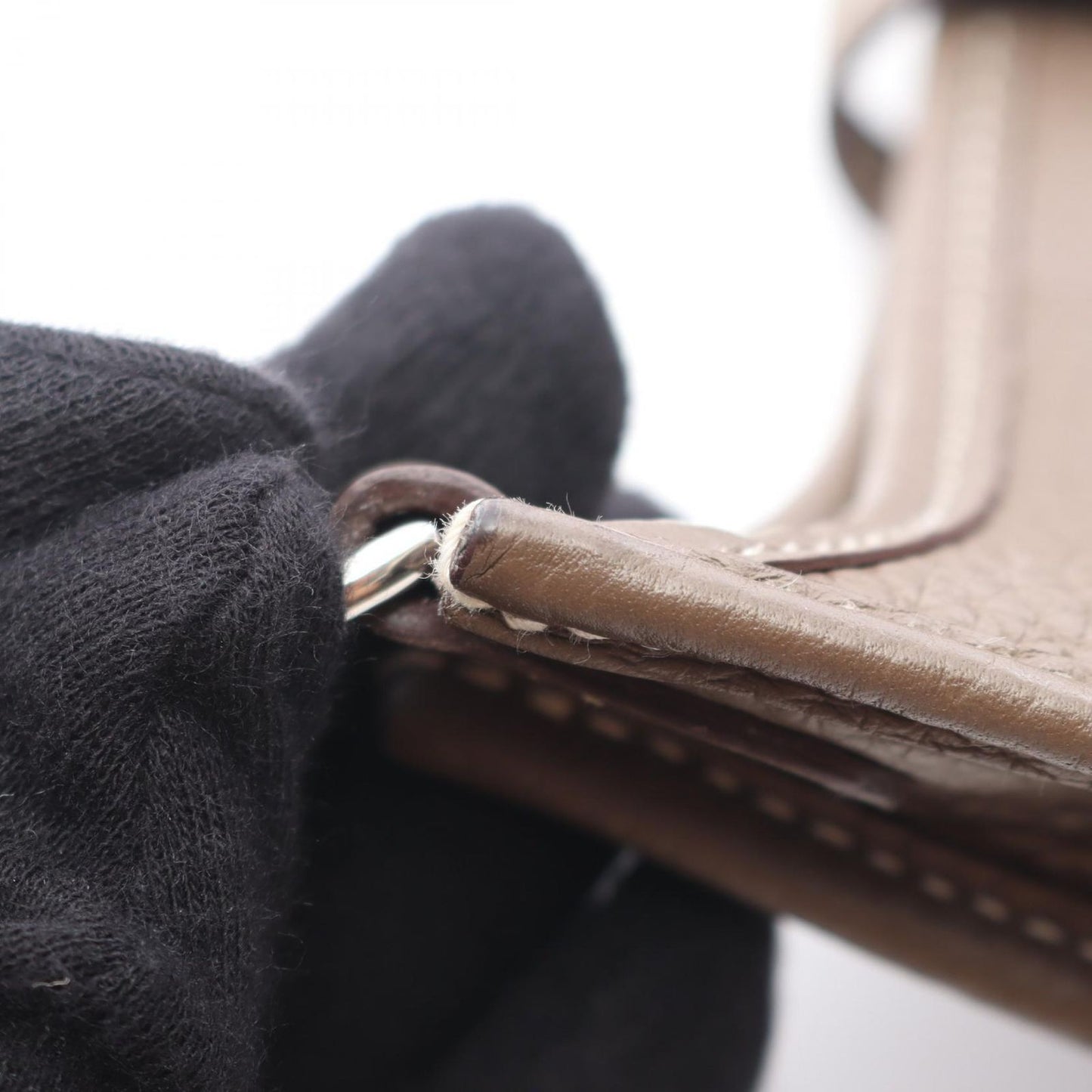 HERMES Evelyne TPM Etoupe Shoulder Bag - Exquisite Craftsmanship