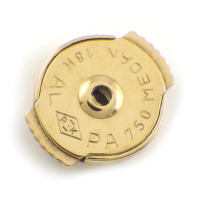 Cartier Amulette XS Swing Drop Earrings in K18YG with White Shell & Diamonds