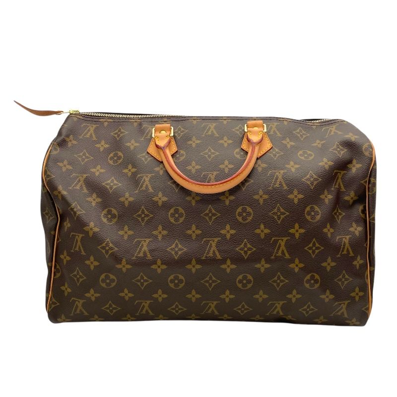 Louis Vuitton Speedy 40 Monogram Canvas Handbag - Brown