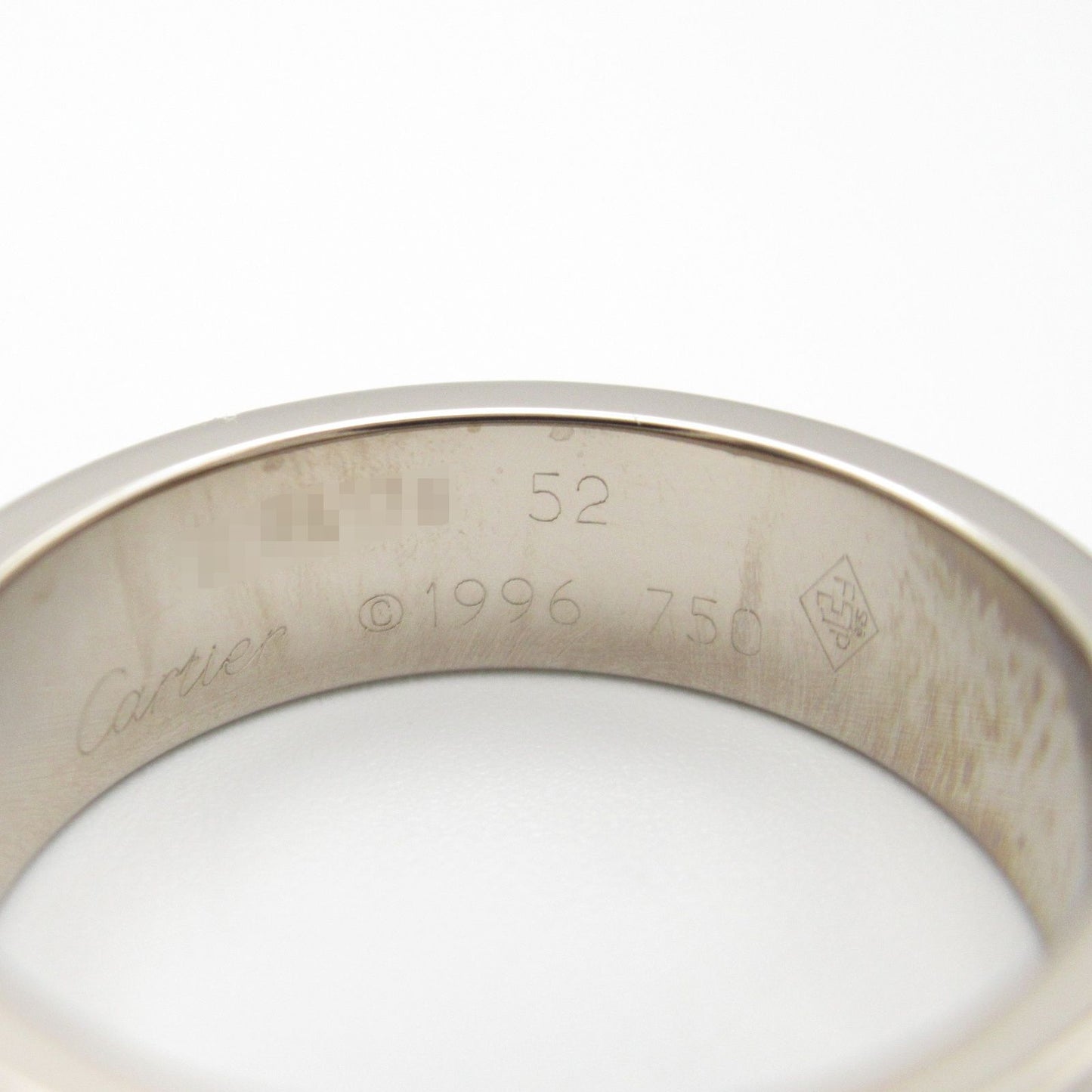 CARTIER Love Ring in K18 White Gold - Timeless Elegance