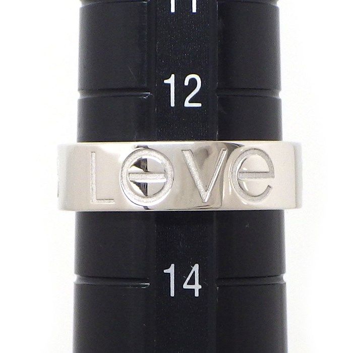 Cartier Love Ring 2006 Christmas Edition K18WG Size 13
