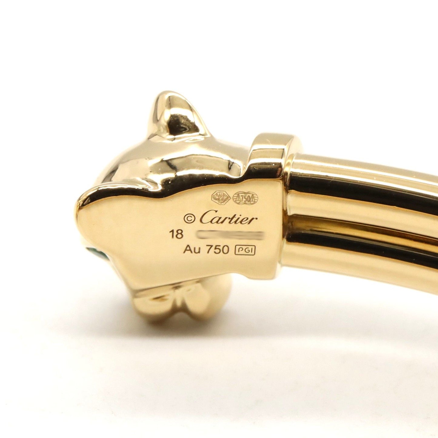 CARTIER Panthère Bracelet with Tsavorite and Onyx in 18K Pink Gold