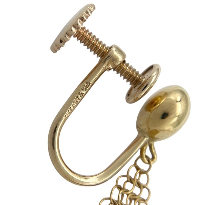 Tiffany & Co. 14K Gold Mesh Earrings - Timeless Elegance