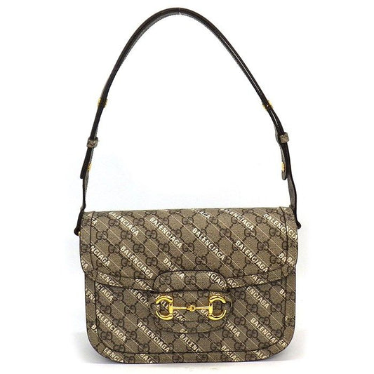 Gucci x Balenciaga Hacker Project Medium Shoulder Bag - Beige Ebony
