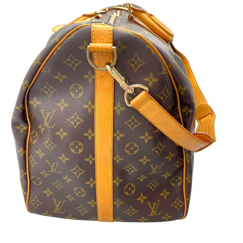 Louis Vuitton Keepall Bandoulière 60 Monogram Brown Unisex Bag