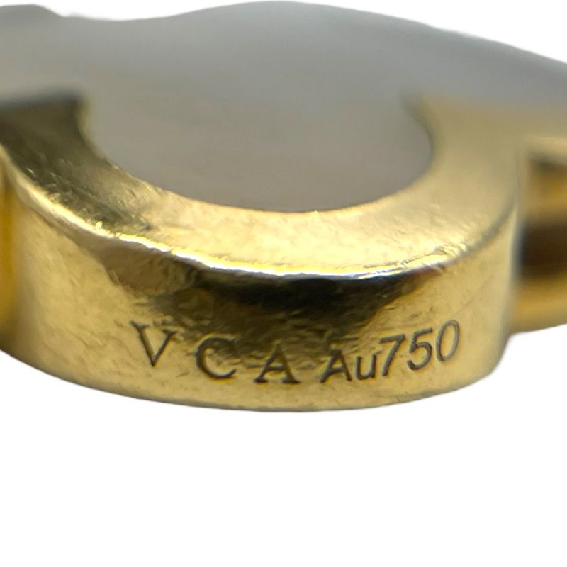 Van Cleef & Arpels Pure Alhambra 4P Motif MOP Bracelet 750YG