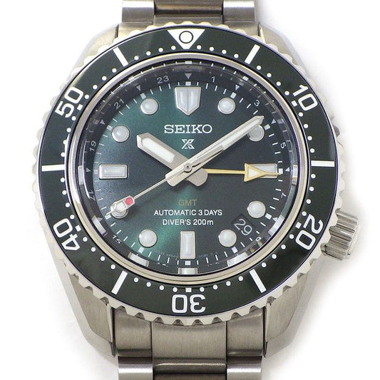 SEIKO Prospex Diver's Watch SBEJ009 - Green Sunray Dial