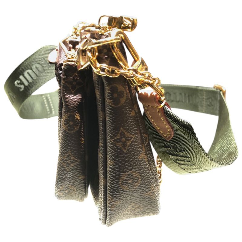 Louis Vuitton Multi-Pochette Accessoires - Monogram Khaki PVC