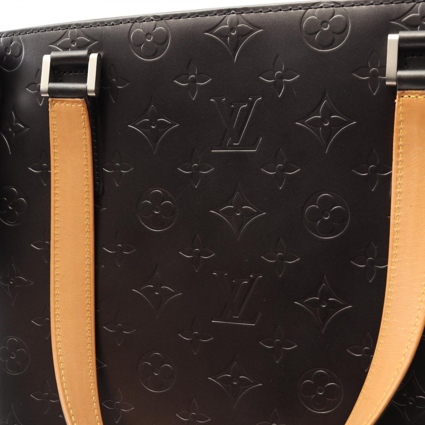 Louis Vuitton Stockton Monogram Matte Noir Handbag - Timeless Elegance