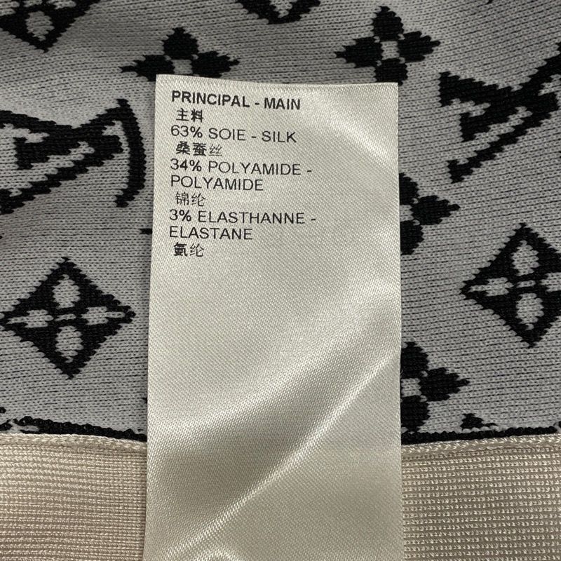 Louis Vuitton Monogram Silk Sleeveless Dress - Black XS