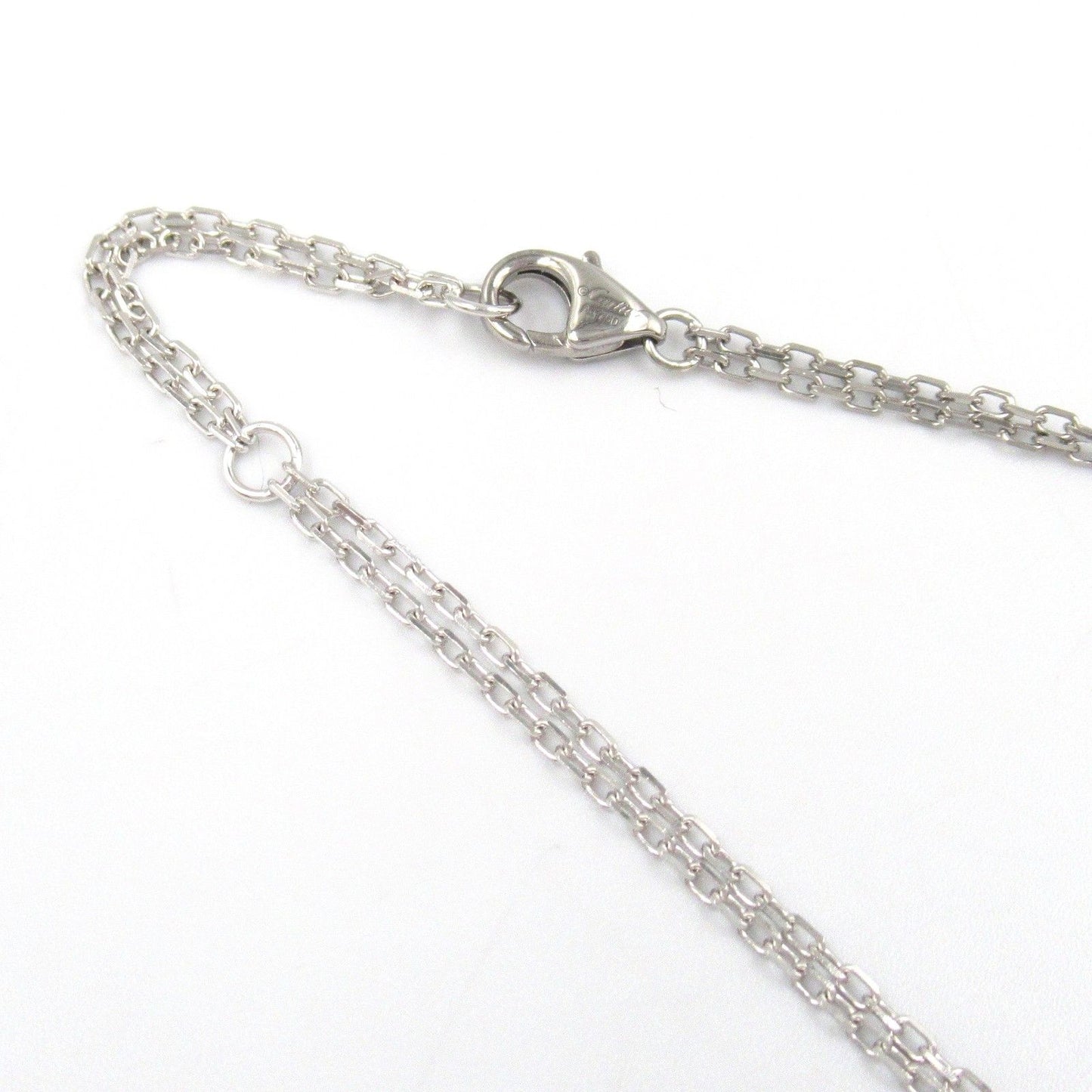 CARTIER Love Circle Diamond Necklace in 18K White Gold