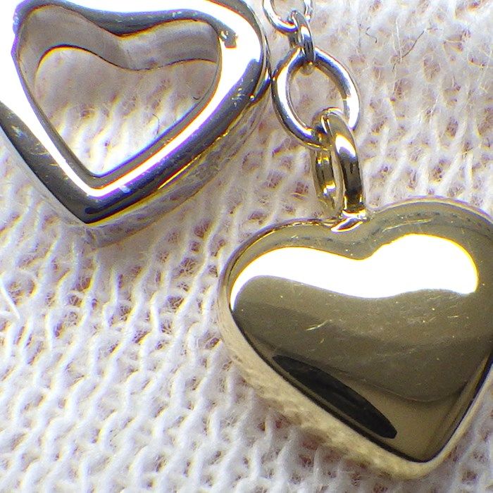 Tiffany & Co. Multi-Heart Drop Swing Necklace in K18YG & K18WG