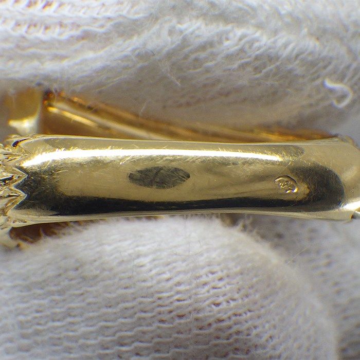 BOUCHERON Serpent Bohème Small Ring with Diamonds in K18 Yellow Gold