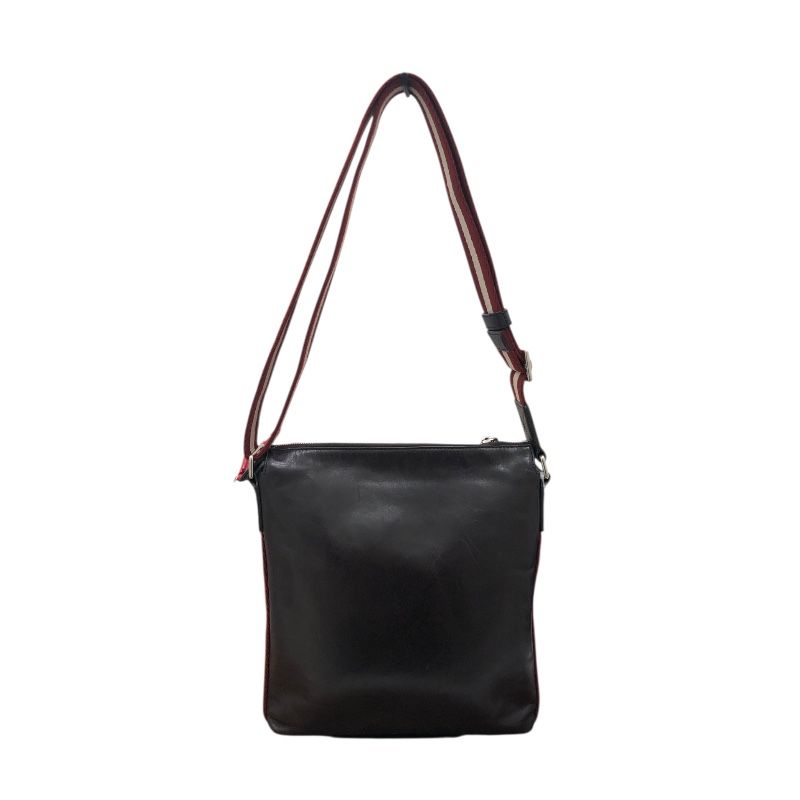 BALLY Brown Leather Shoulder Bag for Men - Timeless Elegance